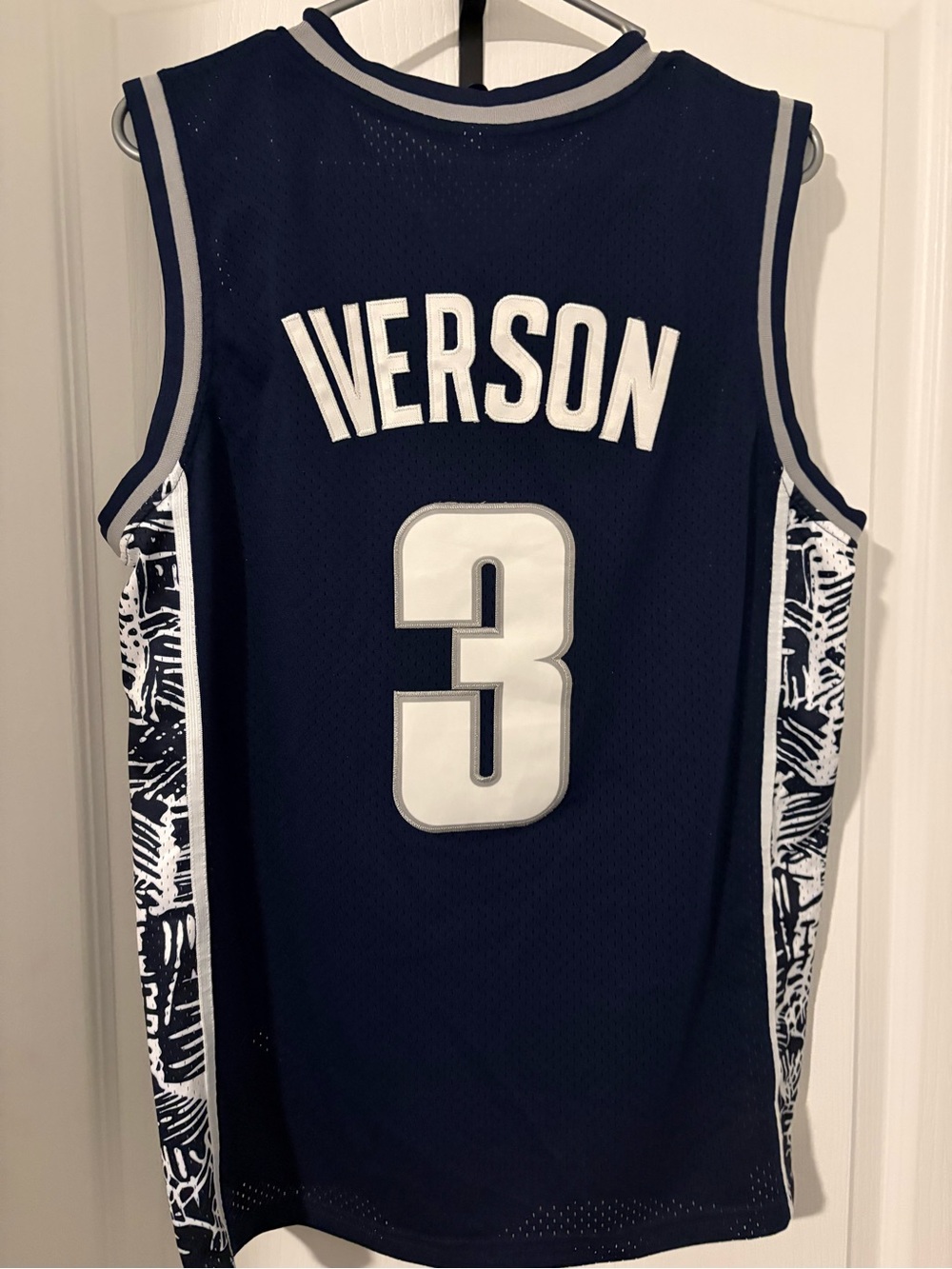 Iverson #3 Navy Men’s Jersey “The answer.” AI
